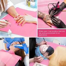 125pcs/Pack Nail Art Desk Mat, Disposable Convenient Practical Multi-Functional Cleaning Tool Nail Art Mat - View 4