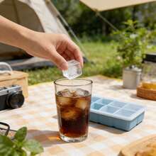 Silicone Ice Cube Tray Easy Release Ice Mold - Multicolor - View 2