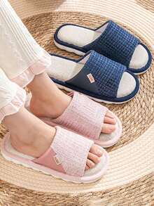 Pantoufles d'intérieur pour femmes - Marron - Voir 6