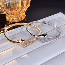 1pc Fashionable Geometric Design Elegant Women Bracelet, Suitable For Daily Commute, Party And Gift - Bracelet - View 4