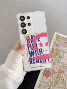 1个Paul Frank穿孔透明防摔TPU材质手机壳，适合作为节日礼物，大头猴和字母图案，UV印刷工艺，全新兼容三星、Nothing、Pixel系列手机，保护壳，节日礼物，日常通勤必备，高品质防摔设计 - 彩色 - 查看 1