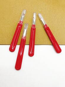 1pc Quick Unpick Set/Thick & Thin Thread Ripper Tools/Large & Small Button Opener/Sewing Seam Ripper, Red/Blue/Yellow/Green - Large Suture Remover - View 3