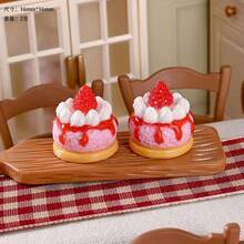 5/10/20pcs Mini Cartoon Food Decor Accessories - Colorful Hand-Painted Resin Pizza, Bread, Sandwich And Bear-Shaped Ice Cream Decorations, Suitable For DIY Nail Art And Scrapbooking - Multicolor - View 4
