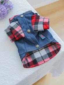 PETCIRCLE 1pc Pet Clothes Dog Apparel For Small Dogs Hooded Two-Leg Jacket - Cute Hoodie - Blue - View 8