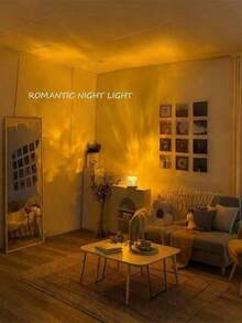 1 buah Lampu Motif Gelombang Air dengan Remote Control - Plastik Mengkilap, Perubahan Warna, Perubahan Warna Sensitif Sentuhan, Dapat Dinyalakan dengan Power Bank, Komputer, Stop Kontak, Ukuran Ringkas Cocok untuk Kamar Tidur, Ruang Tamu, Berkemah, Pesta - MultiWarna - View 1