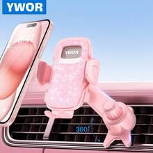 Giá đỡ điện thoại gắn khe gió ô tô YWOR có tay đỡ mở rộng, móc kim loại có thể kéo dài, thao tác bằng một tay, độ ổn định cao. - A - Xem 2