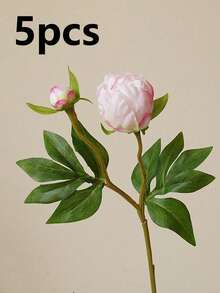 1/5 Buquê 48cm Flores de Peônia Artificiais, Peônia Falsa, Flores Artificiais, Flores de Rosa Falsas, Flores de Peônia Falsas, Flores Artificiais - Decoração Doméstica Flores Falsas, Presente do Dia dos Namorados, Presente do Dia das Mães, Decoração de Mesa de Casamento, Decoração de Festa - Roxo - Visão 16