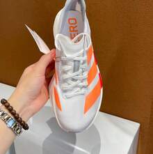 Adidas Giày thể thao/chạy bộ nữ ADIZERO ADIOS PRO 4 - Trắng/Cam - Xem 8