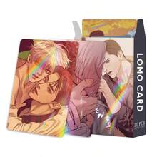 30 piezas Tarjetas flash holográficas "Pearl Boy" de doble cara, 30 tarjetas pequeñas, tarjetas LOMO, tarjetas fotográficas en caja, tarjetas coleccionables y tarjetas de felicitación - Multicolor - Ver 10