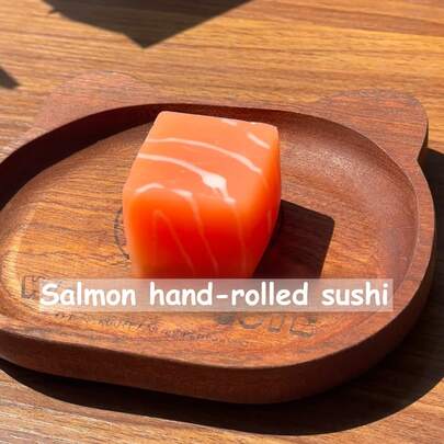 Salmon Squeeze Toy, Slow Rebound Stress Relief Toy, Realistic Texture, Soft & Squishy, Student/Office Desk Pressure Relief Gadget, Fidget Toy, Creative Realistic Food Model, Cute Desktop Decor, Gift For Food Lovers, Kids Educational Stress Relief Toy