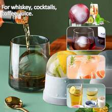 3pcs/6pcs 6.1cm Large Ice Ball Mold, Suitable For Whiskey, Cocktails, Juices, Bourbon, Keeps Drinks Chilled - Multicolor - View 8