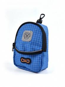1個裝狗狗拾便袋分發器 狗狗拾便器 格紋垃圾袋 多功能寵物拾便袋/寵物零食袋 適用於多種牽繩 外出寵物使用 - 彩色 - 查看 9