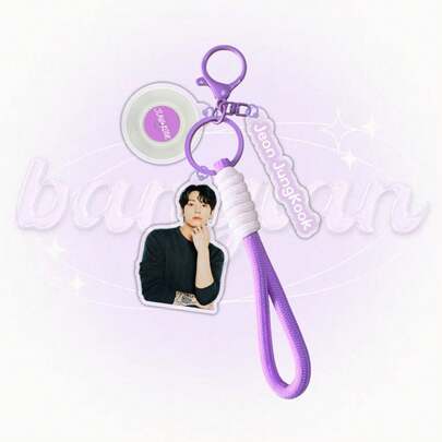 Double-Sided Acrylic Decorative Keychain & Bag Charm