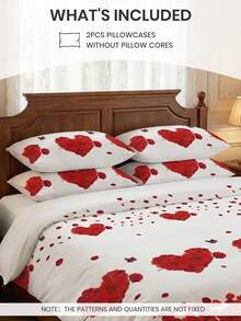 1pc/2pcs Printed Pillowcase, Without Pillow Insert, Daily Polyester Soft & Skin-Friendly Pillowcase, Comfortable Home Textile, Suitable For Living Room, Bedroom, Outdoor, Sofa Decor, Oeko-Tex Certified - Multicolor - View 5