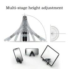 Giá đỡ điện thoại phẳng hình chữ V có thể gập lại, giá đỡ máy tính bảng và điện thoại thông minh để bàn nhỏ gọn, di động bằng hợp kim nhôm. - Khung đỡ hình chữ V bằng hợp kim nhôm, màu cam - Xem 10