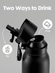 Meoky 24oz Insulated Tumbler with 2-in-1 Straw and Spout Lid, Unique Small Mouth, Leak Proof Locking Lid, Double Wall Vacuum Insulated Stainless Steel Travel Mug, Coffee Cup, Sports Water Bottle, Keeps Cold 24H, Gym School, Travel Mug, Coffee Cup, Sports Water Bottle, Keeps Cold 24H, Gym School, Travel - 彩色 - 查看 4