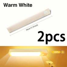 2pcs LED Motion Sensor Lights, USB Rechargeable, 3 Color Modes, Dimmable, Large Battery Capacity, Ideal For Bedside, Nightlight, Hotels And Bars - 2PCS - View 13