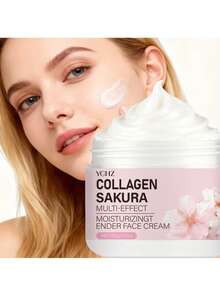 YCHZ 60克樱花保湿霜，蕴含维生素A、维生素E和甘油——深层滋润干燥紧绷的肌肤；适合所有肤质（包括更年期和敏感肌肤）。 - 60g - 查看 2