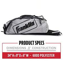 Franklin Sports Junior Bolsa para Equipo - Gris - Ver 6