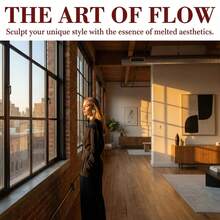 Melted Heart-Shaped Drop Earrings, With A Fashionable And Individualistic Punk Style. Perfect For Women's Parties And Daily Wear - Yellow Gold - View 11