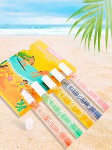 Bộ quà tặng 1/5 chai xịt thơm Brazil phiên bản giới hạn, xịt đa tầng cầm tay Ultimate Pleasure, chiết xuất tinh dầu tự nhiên tươi mát quyến rũ với hương dừa, hoa, trái cây và cam chanh - nhiều mùi hương - Xem 5