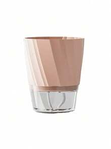 1 Chậu hoa nhựa hai lớp trong suốt, tự tưới nước, có dây cotton, chậu cây nhỏ có cổng bơm nước - Tự động hút nước - Xem 15