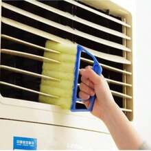 1pc Ventilated Venetian Blind Cleaning Cloth, Microfiber Air Conditioner Duster, Washable Car Fan Cleaning Tool - Multicolor - View 4