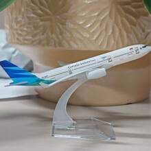 Base + Airplane Model, Detachable, Boxed Airplane Model Decor, World Airliner, A330 Airplane Model Simulation Solid Metal, Gift & Collection , Russia, Malaysia Airlines, Indonesia Eastern Airlines, Exquisite Facial Carving, Detailed Restoration, Excellent Desktop Decor Gift - Multicolor - View 11