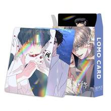 30 piezas de "Árbol sin raíces" Tarjetas holográficas, Tarjetas LOMO de doble cara en caja de 30 piezas, Mercancía de webtoon coreano Tarjetas coleccionables y postales - Multicolor - Ver 10