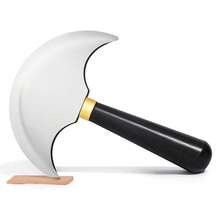 [Free Shipping]With Ebony Wooden Handle, Round Leather , Craft Trimming Tool, WorFKing Tool For Cutting, Skiving, Crafting & Artistic Project (L) - Large - 查看 1