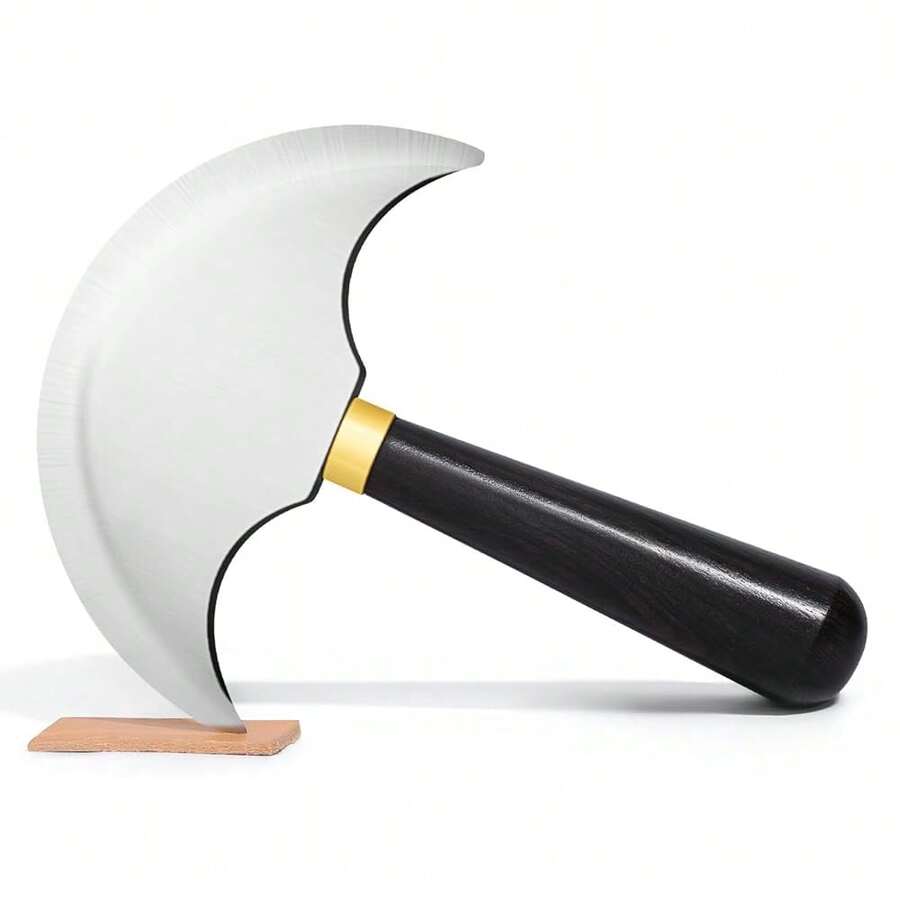 [Free Shipping]With Ebony Wooden Handle, Round Leather , Craft Trimming Tool, WorFKing Tool For Cutting, Skiving, Crafting & Artistic Project (L) - Large - 查看 1