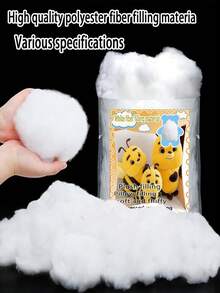 1 Set Of 399g/798g Filling Cotton, Ultra-Fine Down Cotton, Vacuum Compressed Woven Silk Cotton, Polyester Filling Material, Suitable For Filling Pillows, Pillows, Woven Dolls,Rembourrage Coussin - Filler - View 1