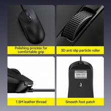 G580 有线游戏鼠标，带防滑垫，简约设计，高端质感 - 查看 4