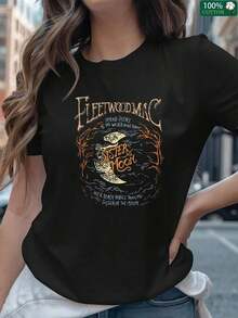 Women T-Shirts - Black - View 1