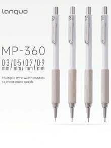 Bộ bút chì cơ khí kim loại Languo MỚI - Bút chì tự động, bút chì vẽ, bút chì cơ khí 0.3/0.5/0.7/0.9mm & ruột bút thay thế, thích hợp cho vẽ và viết, kèm hộp quà tặng. - Nhiều màu - Xem 7