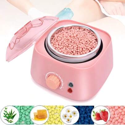 Waxing Kit, Wax Warmer For Pain-Free Hair Removal,Wax Heater Warmer Pot Machine, Depilatory Wax Beans Body Hair Removal,For Full Body, Legs, Face, Bikini Wax For Women And Men