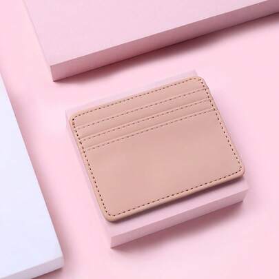 Multi-Color Slim Card Holder With Multiple Card Slots