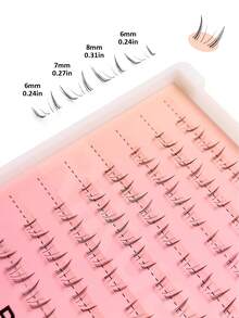 64 sợi mi giả kiểu Hàn Quốc tự nhiên, mi giả tự nhiên nhẹ nhàng, dễ dàng gắn, mi giả từng sợi riêng lẻ, nối mi dưới. - C - Xem 3