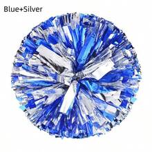 Pompones grandes de animación con mangos brillantes, flores de mano para ceremonia de apertura de competición deportiva, pompones de escuadra de animación - Multicolor - Ver 9