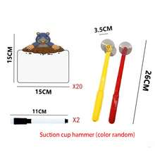 打地鼠互动式单词卡，英语学习工具，空白可重复使用，适用于课堂教学 - 彩色 - 查看 6