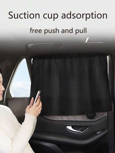 2026 New Hot-Selling Car Sun Visor With Retractable Suction Cup Design, Easy To Install And Slide. Effectively Shades The Windshield, Rear Window And Side Windows, Providing Strong Sun-Blocking, Heat Insulation And Cooling Functions To Protect The Interior And Privacy. Suitable For Most Vehicle Models.