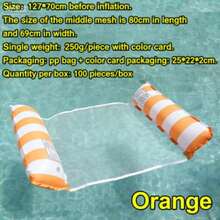 2026 New Arrival 1pc Inflatable Water Bed, Kawaii Polka Dot Bow Inflatable Water Float, Perfect For Pool & Beach, Summer Coolness & Fun Water Time, Inflatable Lounger With Net, Birthday/Easter Gift - متعدد الألوان - مشاهدة 14