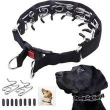 1pc Adjustable Non-Choke Dog Training Collar With Quick Release Buckle, Suitable For Small/Medium/Large Dogs, Stainless Steel Clasp Collar With Metal Chain, Convenient For Walking, Training, Hunting - Silver - View 1