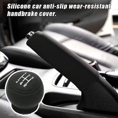 Bộ 2 bọc cần số và phanh tay bằng silicon chất lượng cao - Phụ kiện nội thất ô tô thời trang - Nâng cao trải nghiệm lái xe với cảm giác cầm nắm thoải mái và vẻ ngoài bắt mắt.