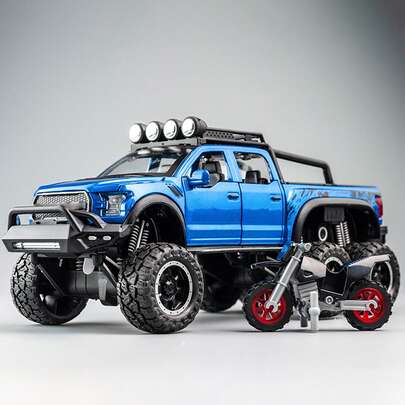Maisto 1 pieza Modelo de camioneta F150 de metal fundido, material de aleación de zinc, decoración de coche de colección adecuada para adultos