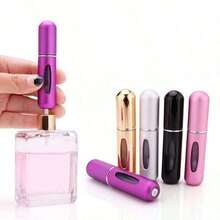 1pc/3pcs/4pcs 5ml Refillable Travel Perfume Atomizer Spray Bottle, Portable Bottom Filling Perfume Bottle Perfume Bottle - Hồng - Xem 1