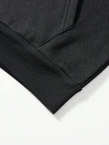 Men's Solid Color Zipper Up Casual Pocket Drawstring Hoodie For Autumn & Winter, Long Sleeve Top - 淺灰色 2 - 查看 11