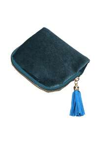 1个天鹅绒旅行首饰收纳袋，便携式首饰整理袋，女士旅行首饰盒，拉链袋，可收纳项链、手链、戒指、耳环、宝石等 - 彩色 - 查看 16