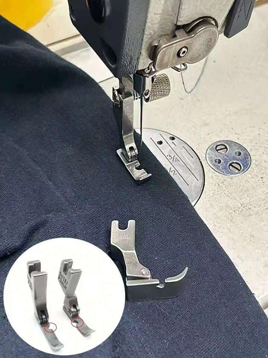 Elastic Band Presser Foot, Use This DIY Sewing Kit To Sew Like A Pro - Includes Elastic Fabric Presser Foot, Sewing Machine Needle Threader And More - Presser Foot - View 1