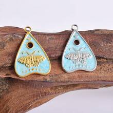 1pc/4pcs Cute Delicate 304 Stainless Steel Vacuum Electroplated Heart & Butterfly Pattern Multi-Color Drip Oil Jewelry Pendant Charm Suitable For DIY Necklace Bracelet Earring Jewelry Making - S3259 - View 4